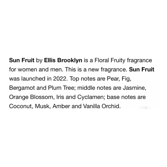 ELLIS BROOKLYN Sunfruit Eau de Parfum Rollerball - .17 fl oz NIB - Picture 5 of 5